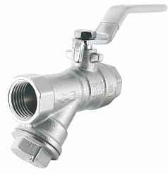 Краны шаровые с фильтром