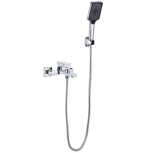 Смеситель для ванны Ligeya L3011 с душем одноручный с коротким изливом