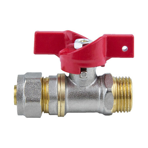 Кран шаровой STI обжимной НР 16х½"