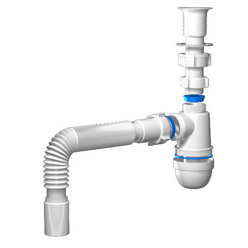 С5005 Сифон гоф40*40мойка Варяг
