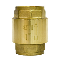 Клапан обратный пружинный STI 25 (латунный шток)
