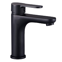 Смеситель для умывальника Ligeya L1012B одноручный черный