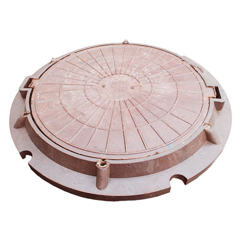 Люк полимерный, 15 кН - красный