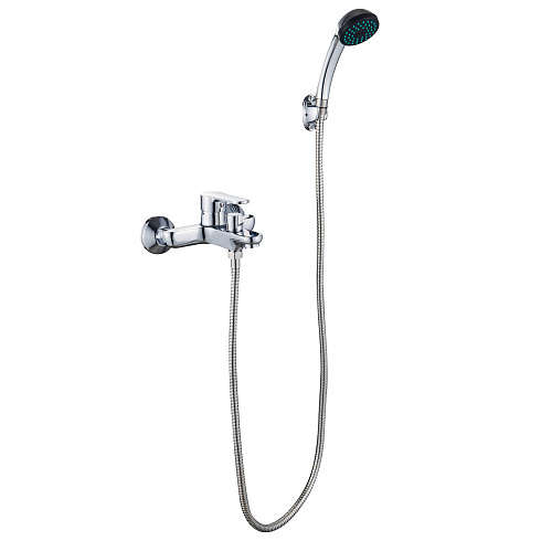 Смеситель для ванны Ligeya L3012 с душем одноручный с коротким изливом