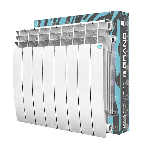 Биметаллический радиатор STI Bimetal GRAND 500/100 8 сек.