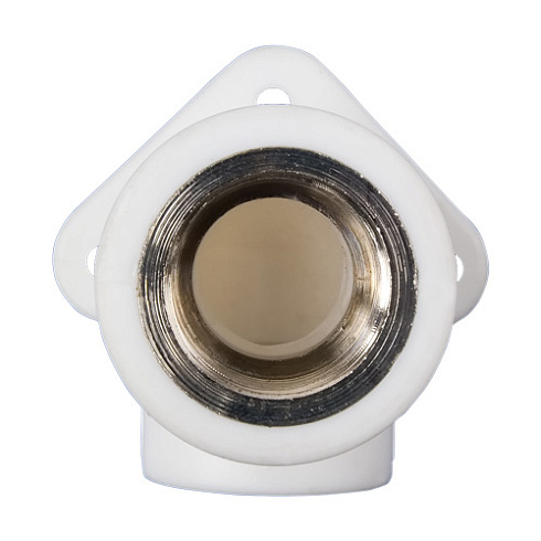 Угольник c креплением (водорозетка) PPRC MeerPlast ВР 25х¾"