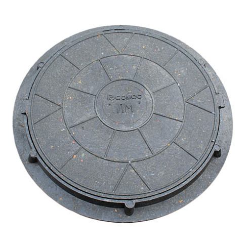 Люк полимерный, 15 кН - чёрный