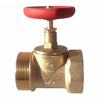 Клапан пожарный латунь прямой DN50 PN16 ВР/НР (класс гермет. А)