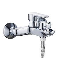 Смеситель для ванны Ligeya L3012 с душем одноручный с коротким изливом