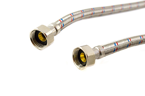 Гибкая подводка для воды (нерж. сталь) ГГ 1/2" 2,5м