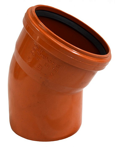 Отвод наружный НПВХ 160х30° 