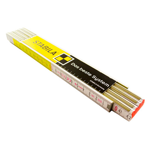Метр складной деревянный Stabila 2м*16мм 01128