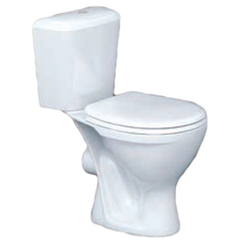 Унитаз-компакт Santeri Pro белый (арматура и сиденье, горизонт. выпуск)