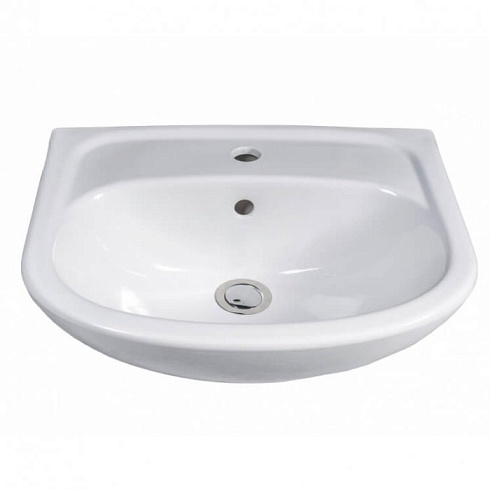 Умывальник Универсал Ностальжи 55 белый (с переливом, без пьедестала)