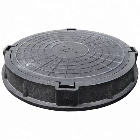 Люк полимерный, 250 кН - чёрный