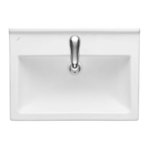 Умывальник Santeri Визит 55 белый (с переливом, без пьедестала)