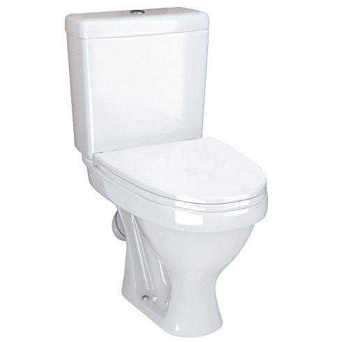 Унитаз-компакт Santeri Форвард белый (арматура и сиденье, косой выпуск)