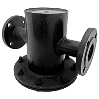 Грязевик вертикальный фланцевый PN16 DN50