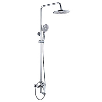 Душевая система Ligeya L1202 с одноручным смесителем, изливом, тропическим и ручным душем