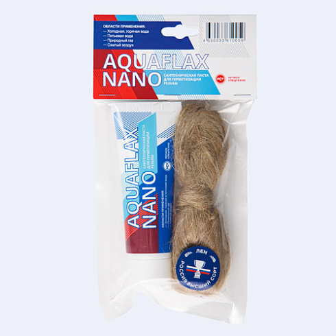 Набор Aquaflax Nano паста 80г. + лён Россия 20г.