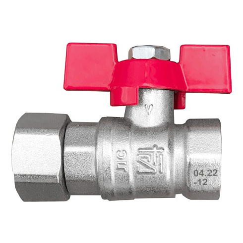 Кран шаровой STI накидная гайка 15 (для котлов)