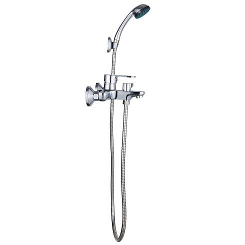 Смеситель для ванны Ligeya L3012 с душем одноручный с коротким изливом