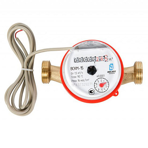 Счетчик воды Декаст ВСКМ-15 ДГ (110 мм, с КМЧ)