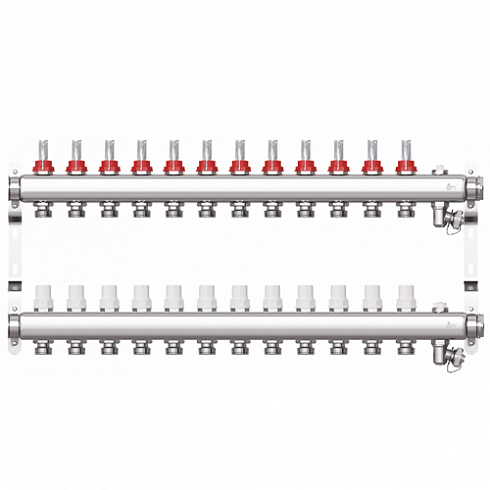 Коллекторная группа STI СМ12F в сборе с расходомерами (12 вых.)