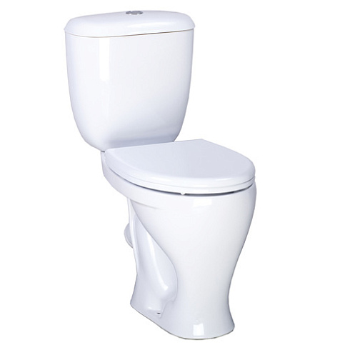 Унитаз-компакт Santeri Воротынский белый (арматура и сиденье, косой выпуск)