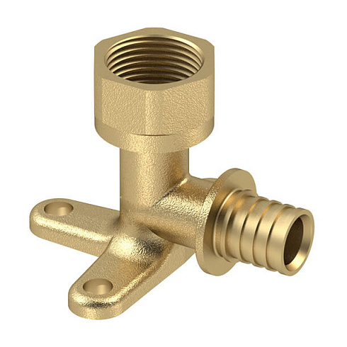 Уголок аксиальный STI с креплением (водорозетка) с ВР 20х¾"