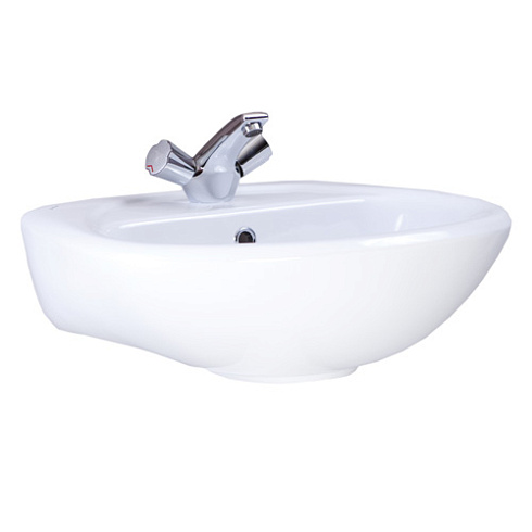 Умывальник Santeri Соната 54 белый (с переливом, без пьедестала)