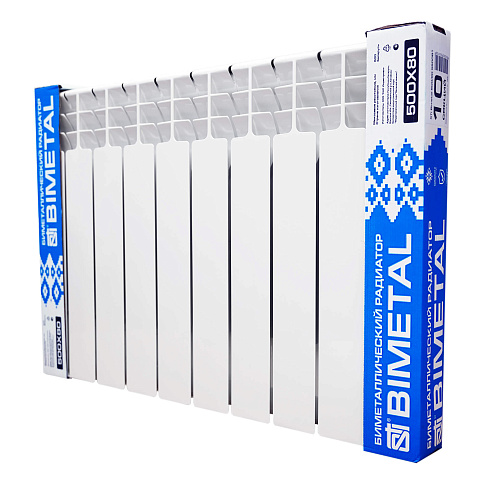 Биметаллический радиатор STI Bimetal 500/80 (S500B1) 10 сек.