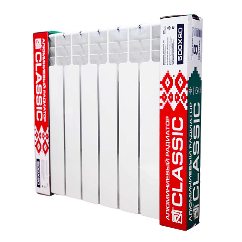 Алюминиевый радиатор STI Classic 500/80 (S500A6) 8 сек.