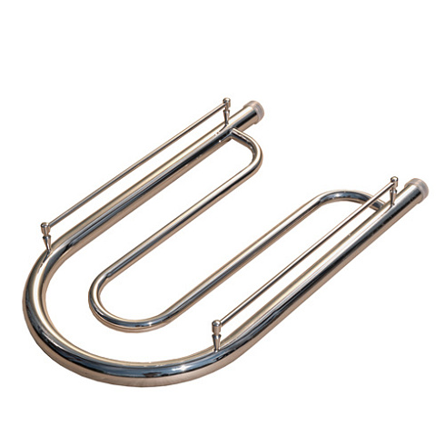 Полотенцесушитель нерж. B 320/600 1" с полкой